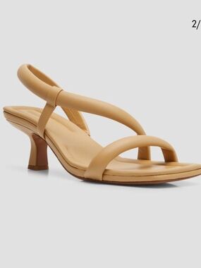 Vince Beige sling back  Mid-Heel Sandal